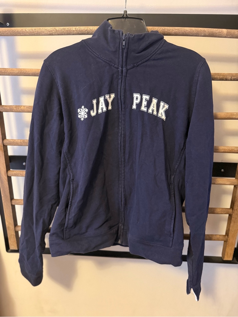Vintage Jay Peak Navy Zip-Up Jacket